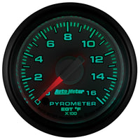 Autometer Factory Match 52.4mm Full Sweep Electronic 0-1600 Deg F EGT/Pyrometer Gauge - Burkken Auto Parts