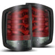 AlphaRex 14-18 Chevrolet Silverado 1500 PRO-Series LED Tail Lights Red Smoke - Burkken Auto Parts