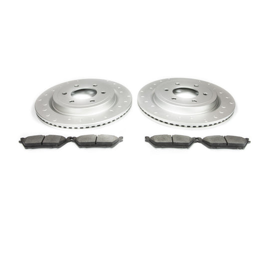 Alcon 19-20 Raptor/ 18-20 F-150 Pad & Rotor Kit (Use with Stock Calipers) w/ Elect Park Brake - Rear
