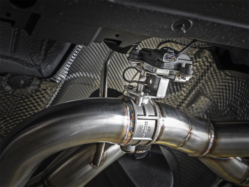 aFe MACH Force-Xp 2-1/2in SS Axle Back Exhaust w/Polished Tips 15+ BMW M3/M4 (F80/F82) L6 3.0L (tt) - Burkken Auto Parts