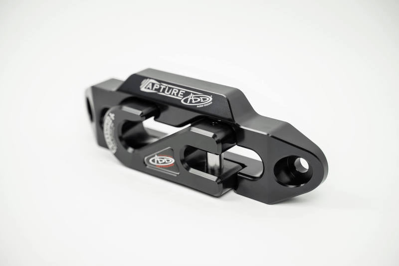 Addictive Desert Designs 1-5/16in Winch Fairlead Plate w/ Recessed Round End Hook - Black - Burkken Auto Parts