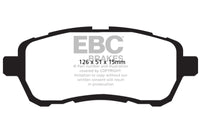 EBC 10+ Mazda 2 1.5 Greenstuff Front Brake Pads - Burkken Auto Parts