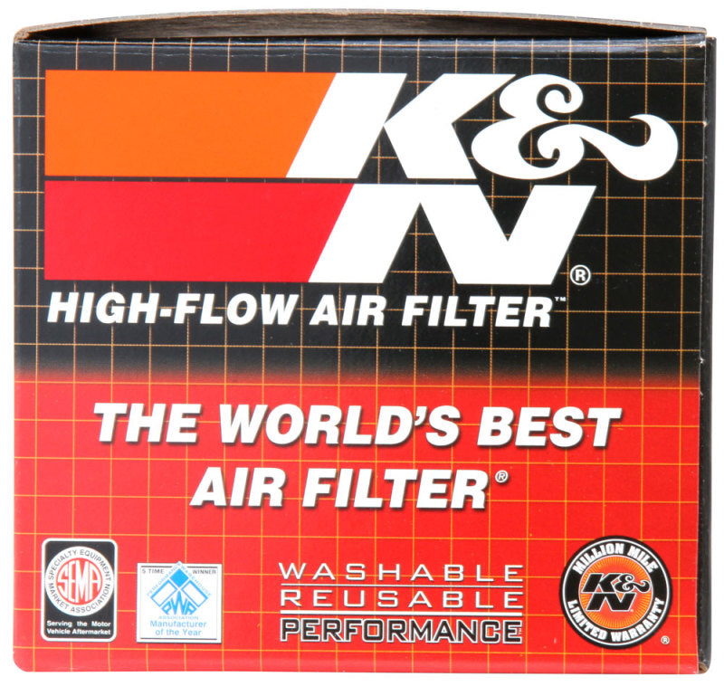 K&N Filter Universal Rubber Filter Oval Tapered 4in Base O/S L x 3.5in Top O/S L x 2.75in H - Burkken Auto Parts