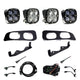Baja Designs 2023+ Ford F250/F350 Super Duty Squadron SAE/Pro Fog Pocket Kit - Clear Toggle