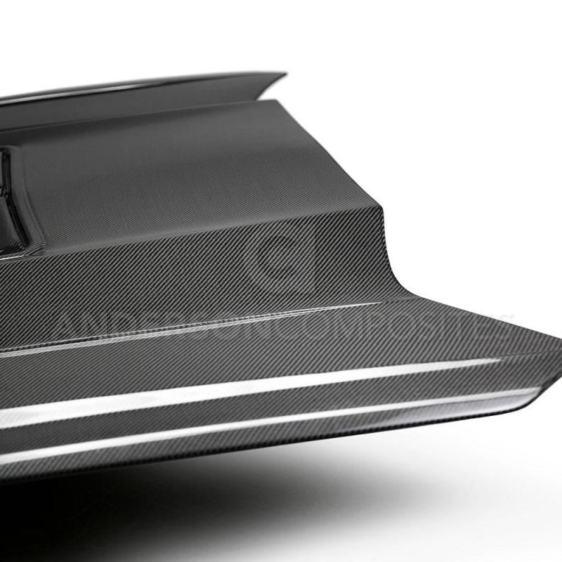 Anderson Composites 16-19 Chevrolet Camaro Double Sided Carbon Fiber Type-T2 Style Hood - Burkken Auto Parts