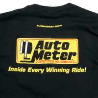 Autometer Black Competition Instruments T-Shirt - Large - Burkken Auto Parts