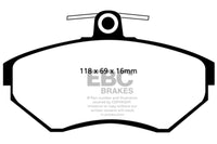 EBC 97-02 Volkswagen Cabriolet 2.0 Redstuff Front Brake Pads - Burkken Auto Parts