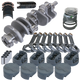 Eagle Ford 351W SVO 4.000in Crank 6.250in I-Beam -6.6cc Flat Top 4.040in Pistons Rotating Assembly - Burkken Auto Parts
