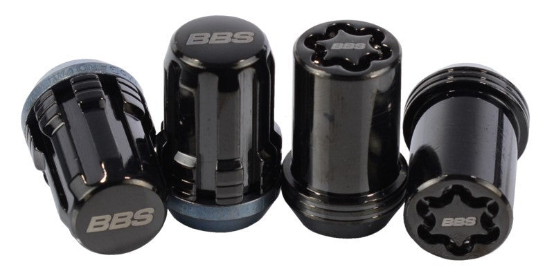 BBS McGard Lug Nut Set 12x1.5 Black - w/Locks - Burkken Auto Parts