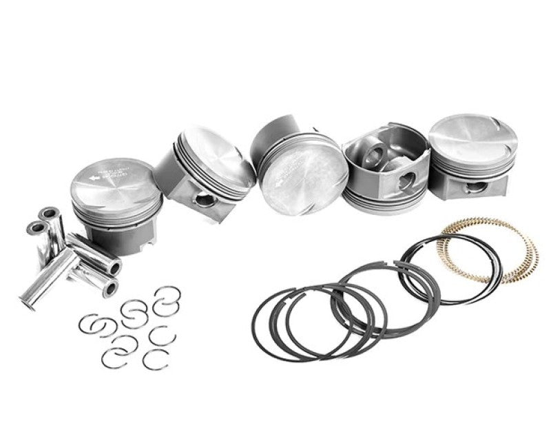 Mahle OE GMC Trk 3.5L I-5 Vin 6 2004-2006 Canyon Colorado Hummer H3 2006+ Piston Set (Set of 5) - Burkken Auto Parts