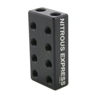 Nitrous Express 2 Inlet 16 Outlet Nitrous/Fuel Distribution Block - Burkken Auto Parts