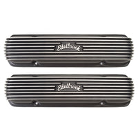 Edelbrock Valve Cover Classic Series Pontiac 1962-1979 301-455 CI V8 Black - Burkken Auto Parts