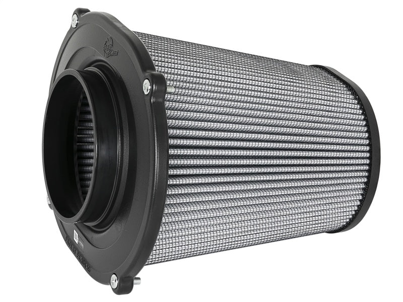 aFe Quantum Pro DRY S Air Filter Inverted Top - 5in Flange x 8in Height - Dry PDS - Burkken Auto Parts