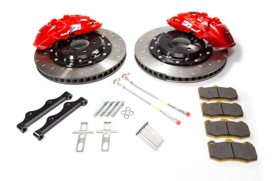 Alcon 2015+ BMW M3 F80 380x32mm 4 Piston Rear Brake Upgrade Kit - Red - Burkken Auto Parts