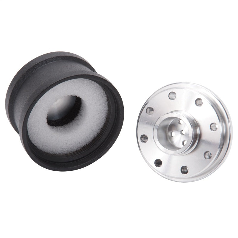 Edelbrock Billet Aluminum Breather w/ Black Powder Coat Finish - Burkken Auto Parts