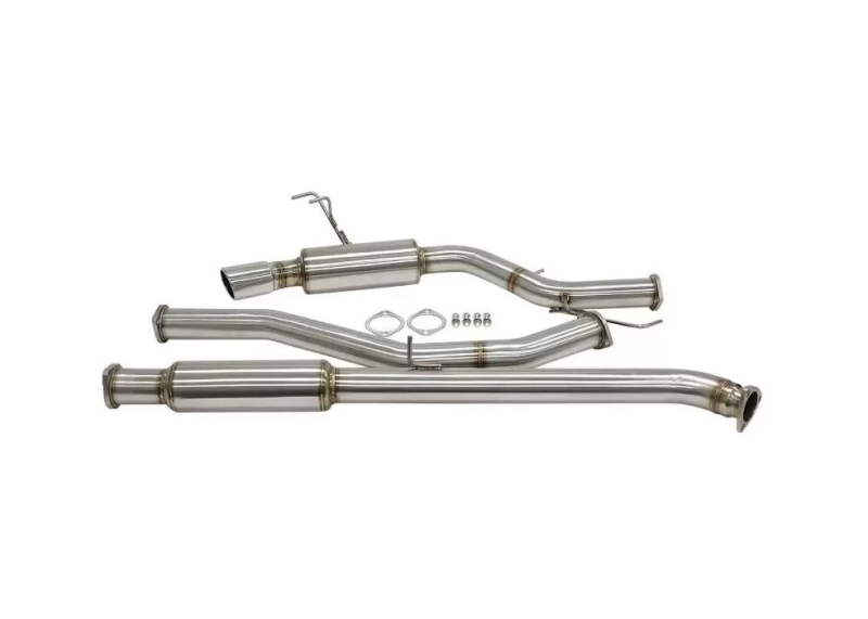 BLOX Racing 16-21 Honda Civic SI Sedan 2.5in T304 - Catback Exhaust - Burkken Auto Parts