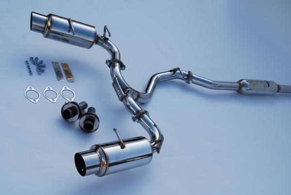 Invidia 12 Scion FRS/BRZ 60mm N1 Polish Tip Cat- Back Exhaust - Burkken Auto Parts