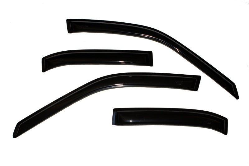 AVS 95-99 Toyota Tercel Ventvisor Outside Mount Window Deflectors 4pc - Smoke - Burkken Auto Parts