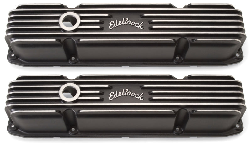 Edelbrock Valve Cover Classic Series Chrysler 383/440 CI V8 Black - Burkken Auto Parts