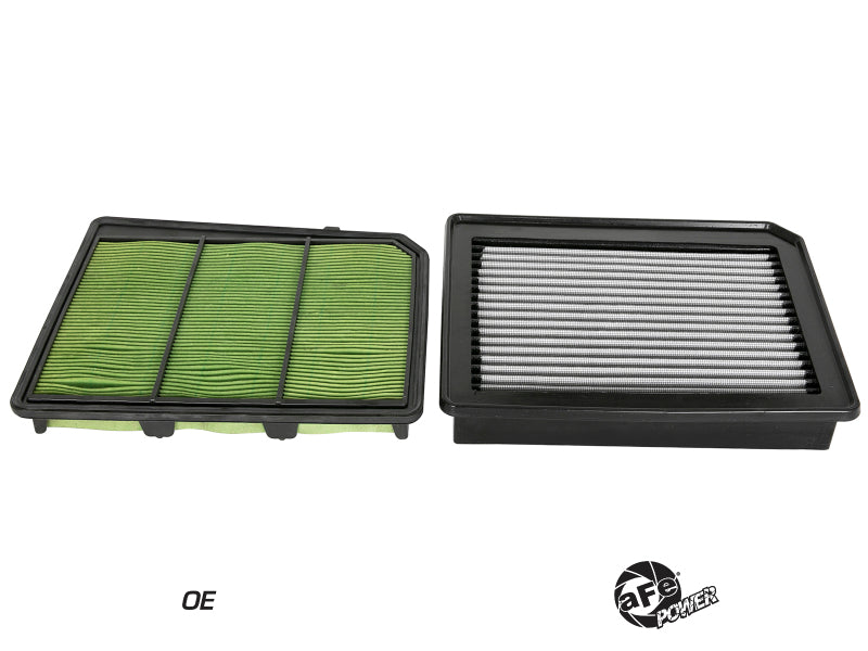 aFe 17-19 Nissan Titan V8 5.6L (Excludes XD Models) MagnumFLOW Pro DRY S OE Replacement Filter - Burkken Auto Parts