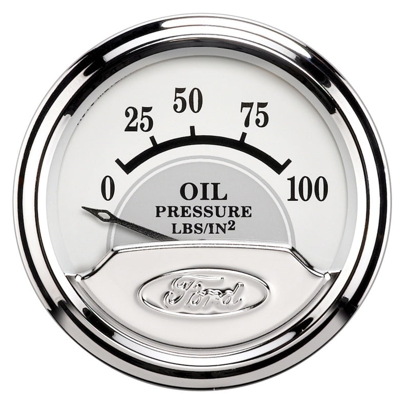 Autometer Ford Masterpiece 2in Short Sweep Electronic 0-100 PSI Oil Pressure Gauge - Burkken Auto Parts
