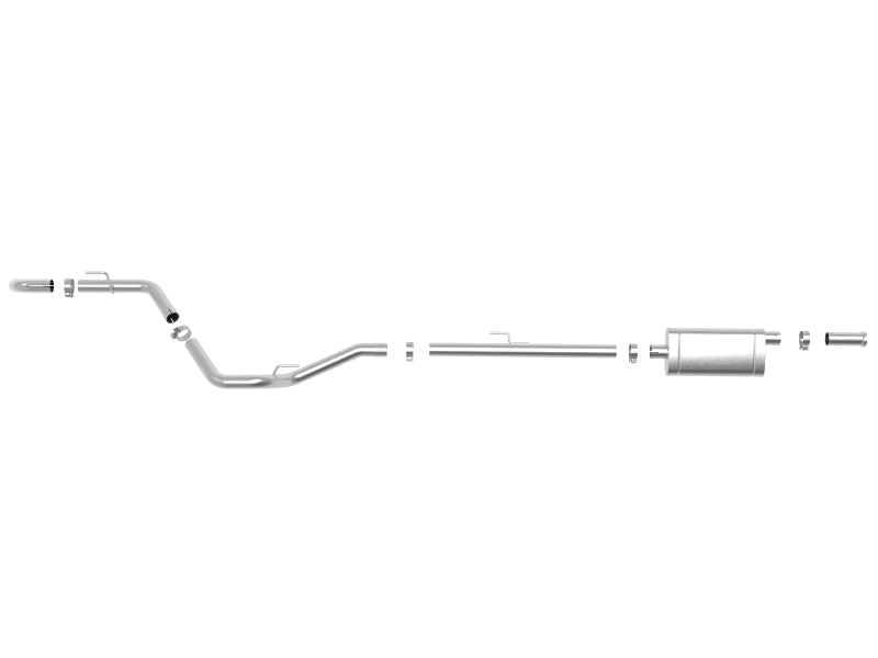 aFe Apollo GT Series 2-1/2in 409 SS Cat-Back Hi-Tuck Exhaust System 2020 Jeep Gladiator (JT) V6-3.6L - Burkken Auto Parts