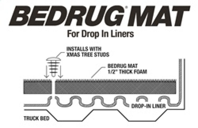 BedRug 05-15 Nissan Frontier 5ft Bed Drop In Mat - Burkken Auto Parts