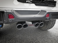 aFe Rebel Series 2.5in. 304 SS C/B Exhaust System 2018 Jeep Wrangler (JL) V6-3.6L - Black Tip - Burkken Auto Parts