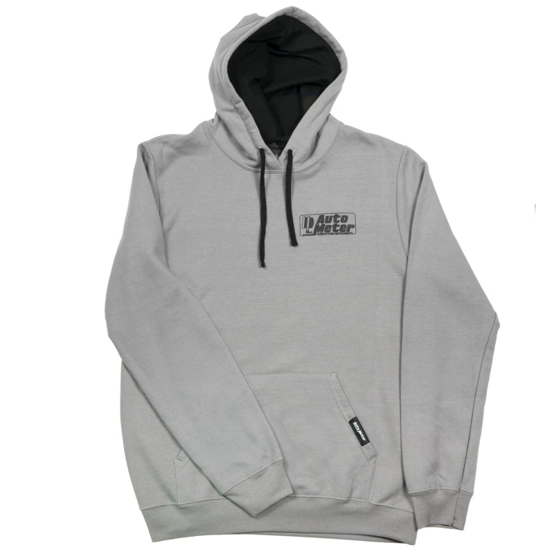 Autometer Gray Competition Pullover Hoodie - Adult Large - Burkken Auto Parts