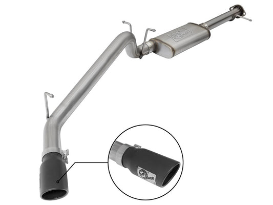 aFe MACH Force-Xp 3.0in 304 SS Cat-Back Exhaust w/ Black Tip 17-18 GM Colorado/Canyon - Burkken Auto Parts