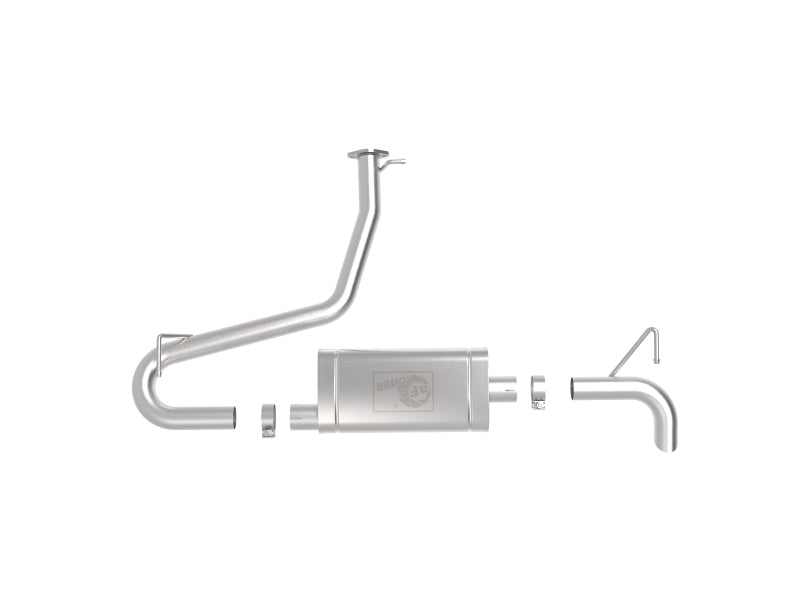 aFe Takeda 2-1/2in 304 SS Axle-Back Exhaust 18-21 Hyundai Kona L4 1.6L (t) - Burkken Auto Parts