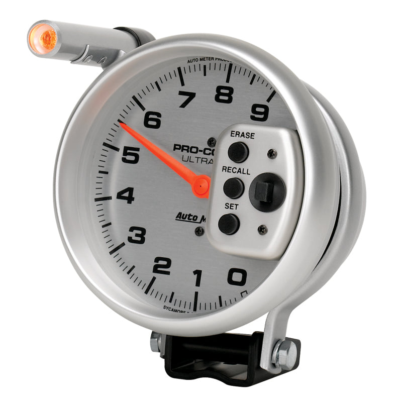 Autometer Ultra-Lite 5 inch 9000 RPM Single Range w/ Shift-Lite and Memory Tachometer - Burkken Auto Parts