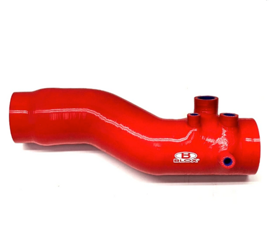 BLOX Racing 15-20 Subaru WRX FA20 High Power 3in Turbo Inlet Hose - Red - Burkken Auto Parts