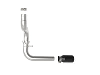 aFe 20-21 Jeep Wrangler Large Bore-HD 3in 304 Stainless Steel DPF-Back Exhaust System - Black Tip - Burkken Auto Parts