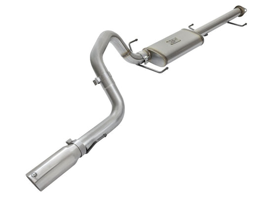aFe MACH Force Xp 3in SS Cat-Back Single Rear Exit Exhaust w/Polished Tips 07-14 Toyota FJ Cruiser - Burkken Auto Parts