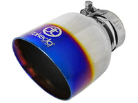 aFe POWER Takeda 2021 Toyota Supra 2.0L (t) 2.5in-3in 304 SS CB Exhaust w/ Blue Tips - Burkken Auto Parts