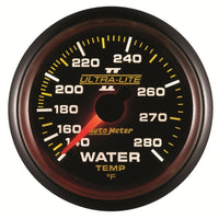 Autometer Ultra-Lite II 52mm 140-280 Deg F Mechanical Water Temp Gauge - Burkken Auto Parts