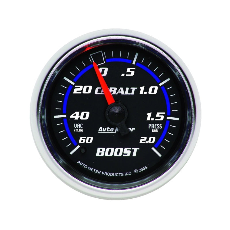 Autometer Cobalt 52mm 2 BAR Mechanical Boost Gauge - Burkken Auto Parts