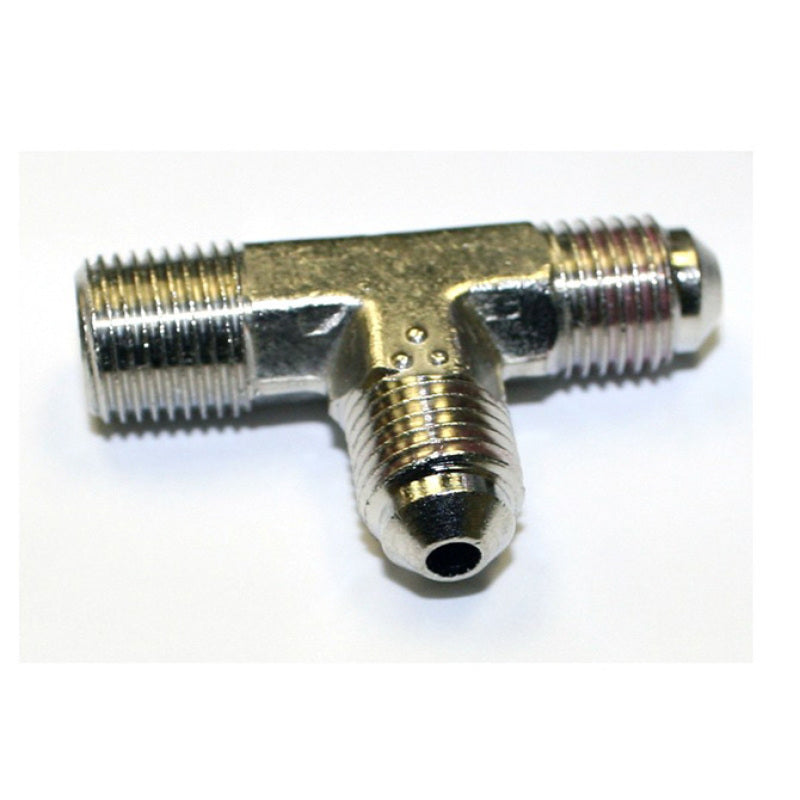 Nitrous Express 3AN Male x 1/8 NPT Run T - Burkken Auto Parts