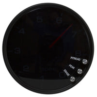 Autometer Spek-Pro Gauge Tachometer 5in 8K Rpm W/Shift Light & Peak Mem Black/Smoke/Black - Burkken Auto Parts