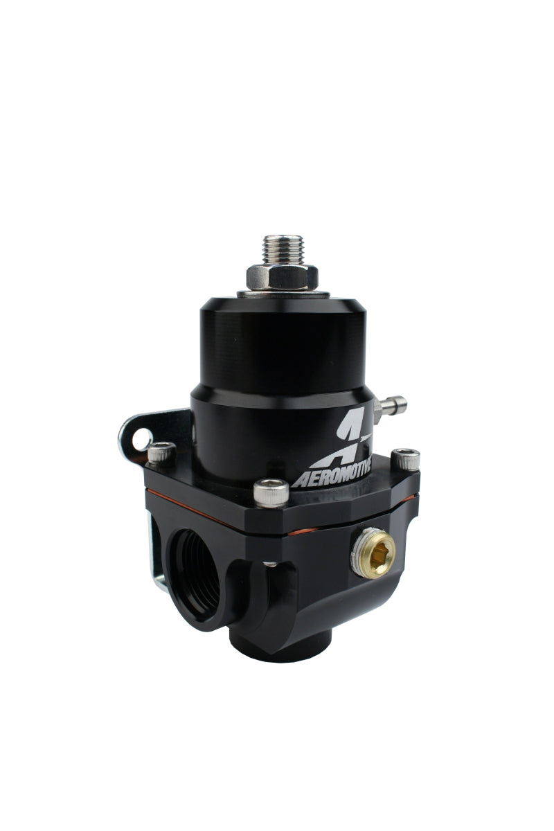Aeromotive Adjustable Regulator - 35-75PSI - .313 Valve - (2) -08 Inlets/-08 Return - Burkken Auto Parts