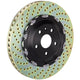 Brembo 08-16 R8 4.2/5.2 Excl CC Brake Front 2-Piece Discs 365x34 2pc Rotor Drilled - Burkken Auto Parts