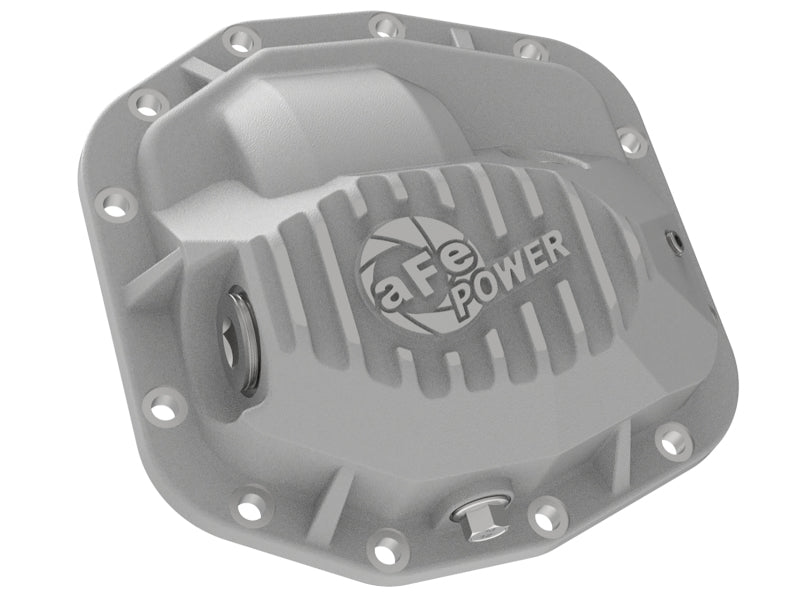 aFe Street Series Front Differential Cover Raw 2018+ Jeep Wrangler (JL) V6 3.6L (Dana M186) - Burkken Auto Parts