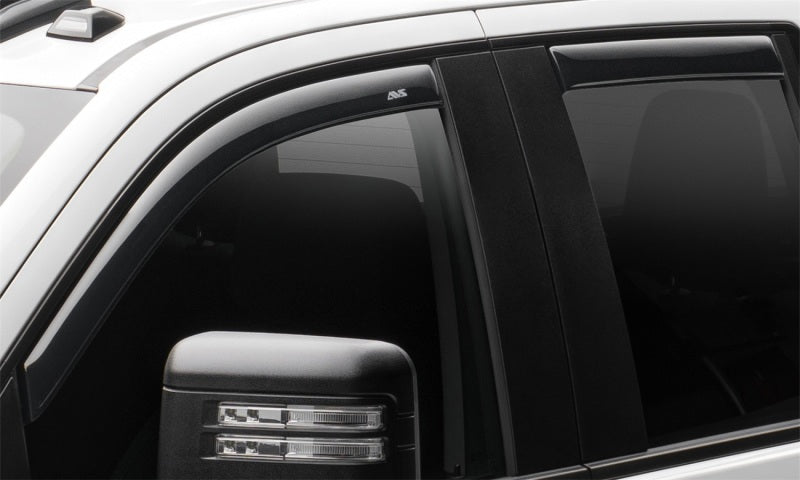 AVS 2019 Chevrolet Silverado 1500 Crew Cab Pickup Ventvisor In-Channel 4pc - Smoke - Burkken Auto Parts