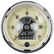 AutoMeter Gauge Speedo 3-3/8in. 120MPH Elec. Program W/Wheel Odo Prestige Antq. Ivory - Burkken Auto Parts
