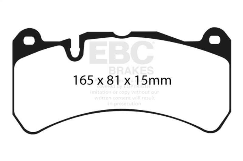 EBC 06-08 Ferrari 599 6.0 Redstuff Front Brake Pads - Burkken Auto Parts