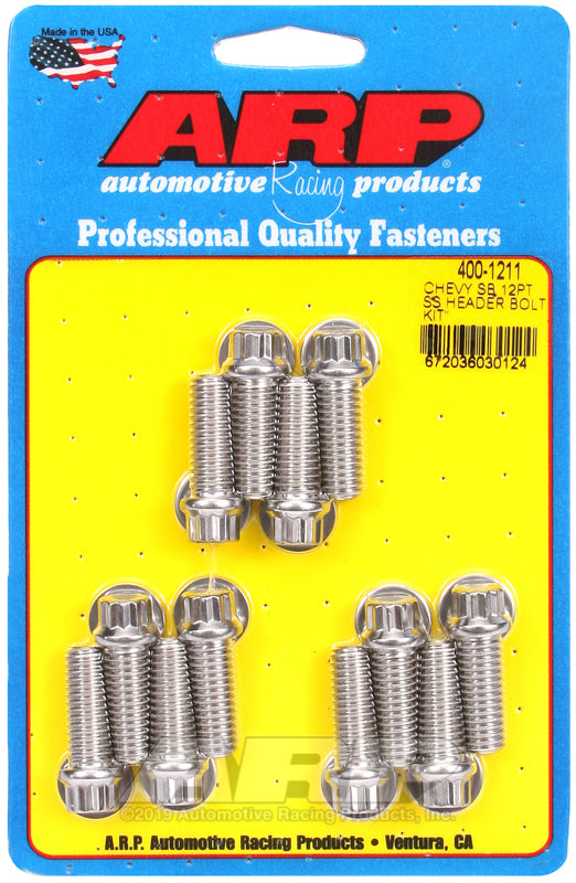 ARP SB Chevy SS 12pt Header Bolt Kit - Burkken Auto Parts