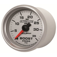 Autometer UL II Boost Gauge 2-1/16in Mechanical Pressure Ultra-Lite Gauge 35PSI - Burkken Auto Parts