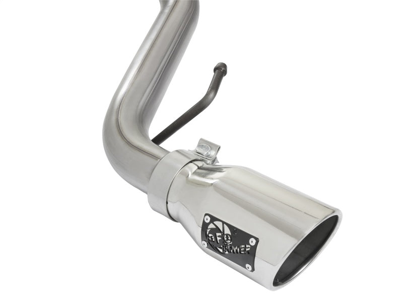 aFe Scorpion 2-1/2in Alum Steel Cat-Back Exhaust w/ Polished Tips 07-17 Toyota FJ Cruiser V6 4.0L - Burkken Auto Parts