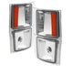 xTune Chevy Suburban 94-98 4 pcs Corner Lights Chrome CCL-JH-CCK88-E-AM - Burkken Auto Parts